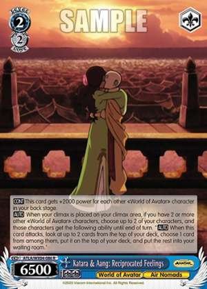 Katara & Aang: Reciprocated Feelings