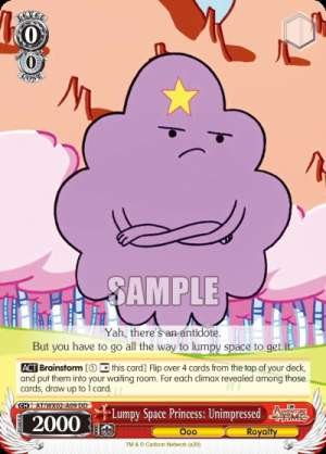 Lumpy Space Princess: Unimpressed