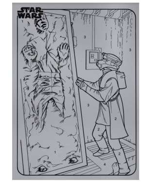 Han Solo in Carbonite and Boushh