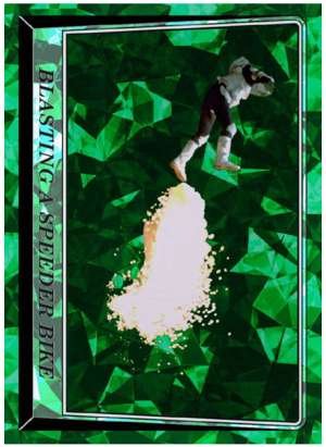 Blasting a Speeder Bike