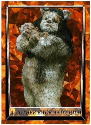 A Mother Ewok and Child