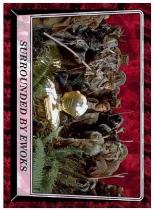 Surrounded by Ewoks
