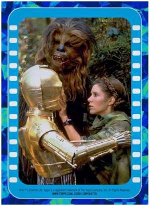 Princess Leia, Chewbacca and C-3PO
