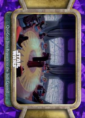 Qui-Gon Jinn Reports to the Jedi Council