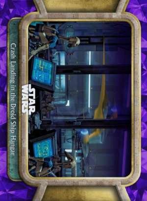Crash Landing in the Droid Ship Hangar