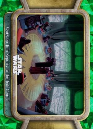 Qui-Gon Jinn Reports to the Jedi Council