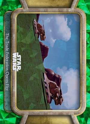 The Trade Federation Opens Fire