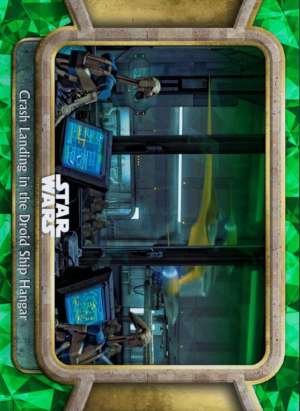 Crash Landing in the Droid Ship Hangar