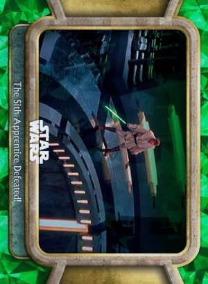 The Sith Apprentice Defeated!