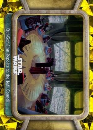 Qui-Gon Jinn Reports to the Jedi Council