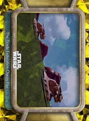 The Trade Federation Opens Fire