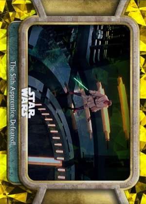 The Sith Apprentice Defeated!