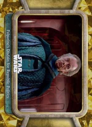 Palpatine’s Disdain for Republic Politics