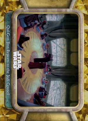Qui-Gon Jinn Reports to the Jedi Council
