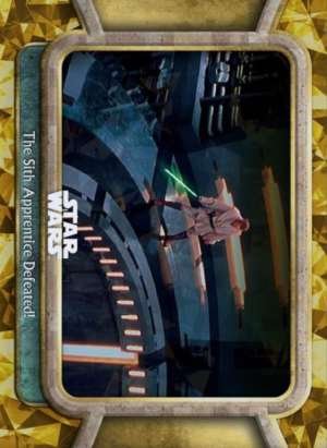 The Sith Apprentice Defeated!