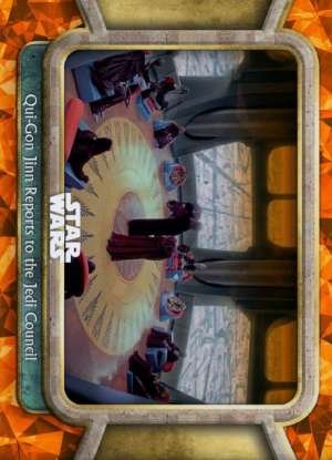 Qui-Gon Jinn Reports to the Jedi Council