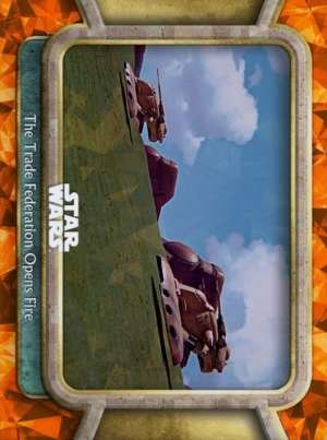 The Trade Federation Opens Fire