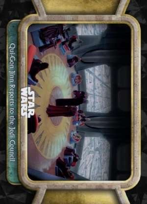 Qui-Gon Jinn Reports to the Jedi Council