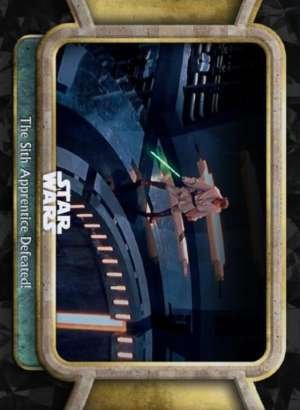 The Sith Apprentice Defeated!