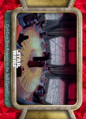 Qui-Gon Jinn Reports to the Jedi Council