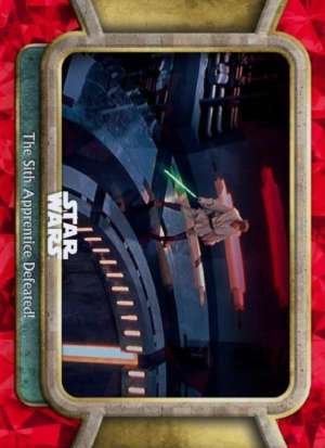 The Sith Apprentice Defeated!