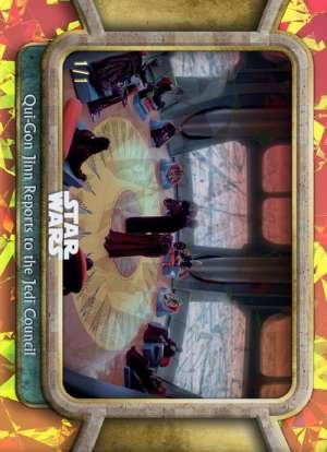 Qui-Gon Jinn Reports to the Jedi Council