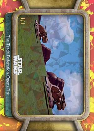 The Trade Federation Opens Fire