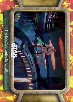 The Sith Apprentice Defeated!