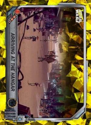 Arriving at the Hangar