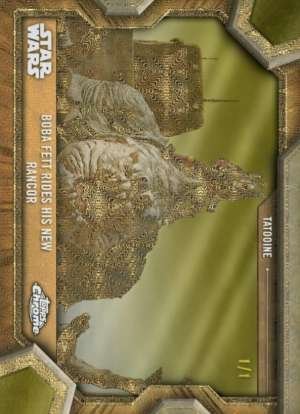 Boba Fett Rides His New Rancor - Tatooine