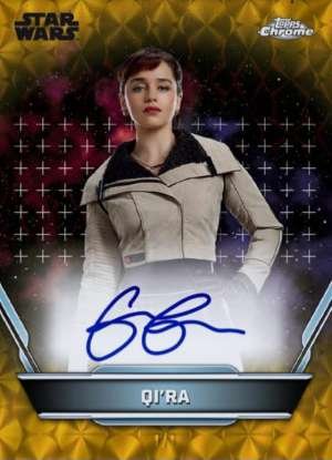 Emilia Clarke as Qi’ra