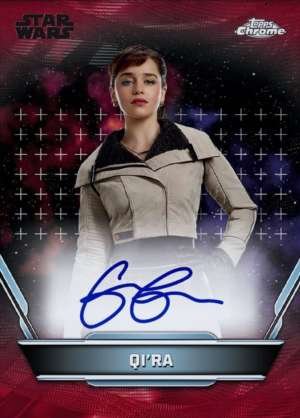 Emilia Clarke as Qi’ra