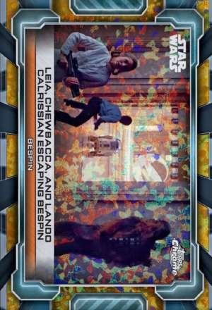 Leia, Chewbacca, and Lando Calrissian Escaping Bespin – Bespin