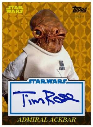 Tim Rose as Admiral Ackbar
