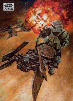 Biker Scout Down - Dave Dorman