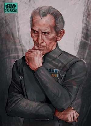 Grand Moff Tarkin - Uzuri Art