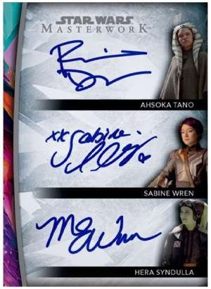 Rosario Dawson as Ahsoka Tano / Mary Elizabeth Winstead as Hera Syndulla / Natasha Liu Bordizzo as Sabine Wren