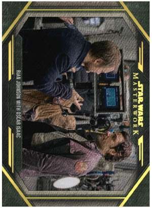Rian Johnson With Oscar Isaac