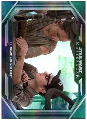 J.J. Abrams and Daisy Ridley