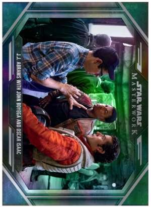 J.J. Abrams With John Boyega and Oscar Isaac