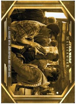 J.J. Abrams With John Boyega and Oscar Isaac