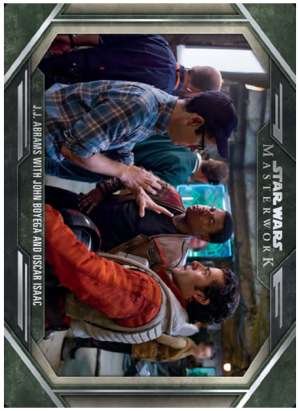 J.J. Abrams With John Boyega and Oscar Isaac