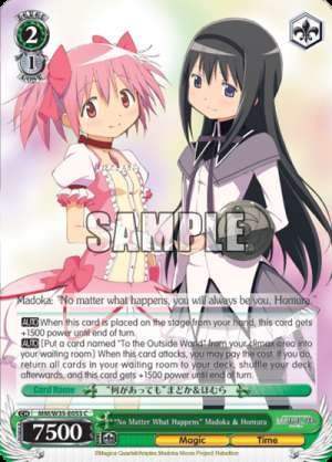 “No Matter What Happens” Madoka & Homura