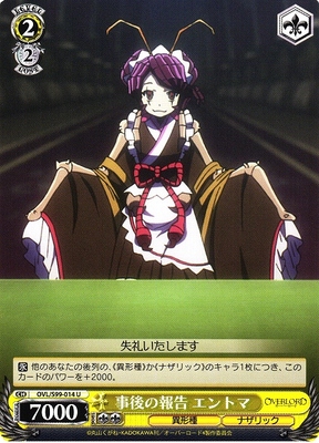 Entoma, Report After Incident