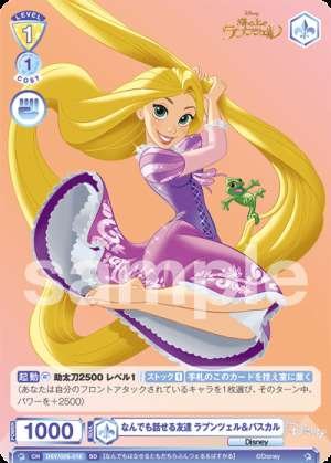 Friends who can talk about anything Rapunzel & Pascal