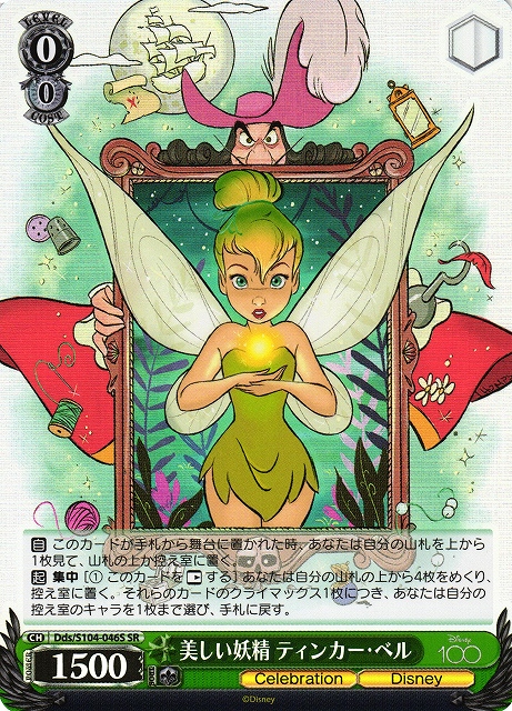 Tinker Bell, the beautiful fairy