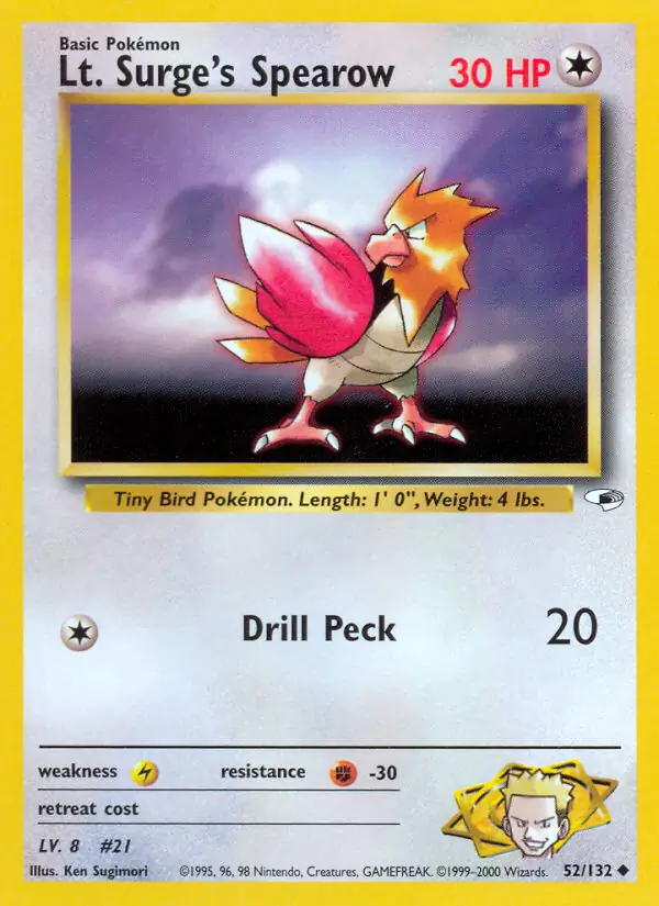 Lt. Surge's Spearow