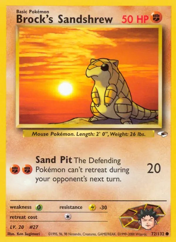 Brock's Sandshrew