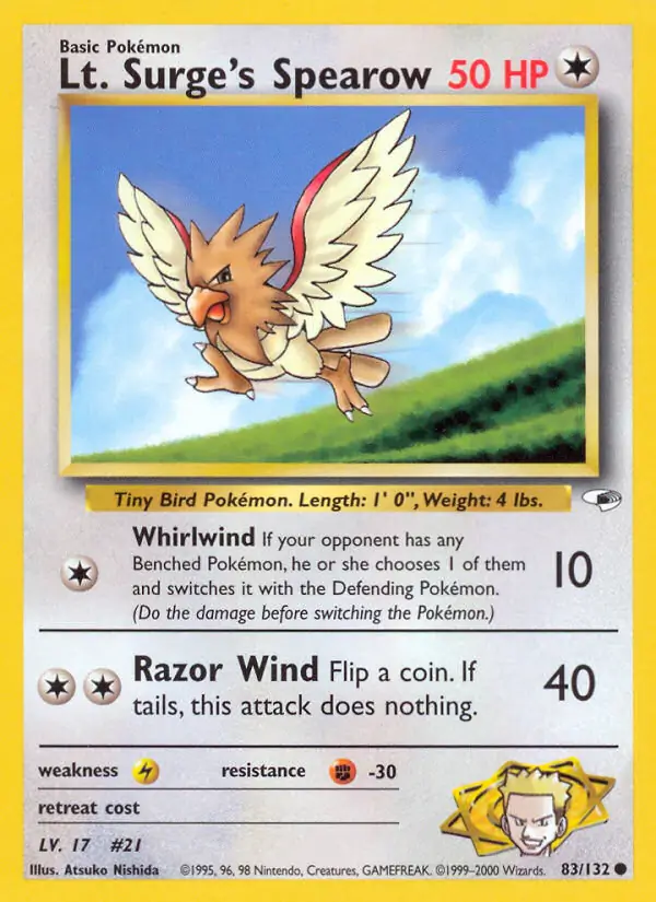 Lt. Surge's Spearow