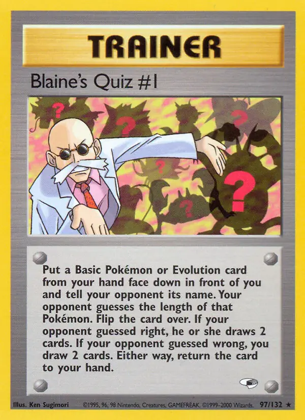 Blaine's Quiz #1